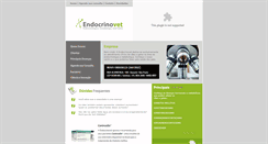 Desktop Screenshot of endocrinovet.com.br